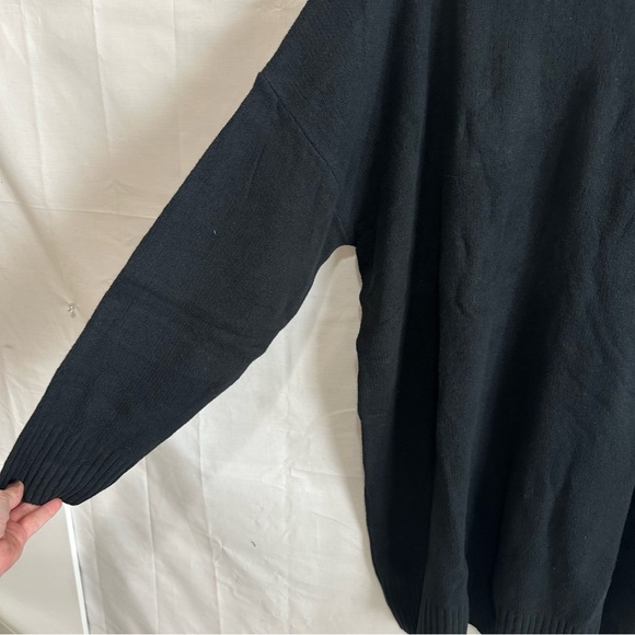 GAP Women’s Long Sleeve Turtleneck Sweater Dress Black XL - Picture 5 of 7